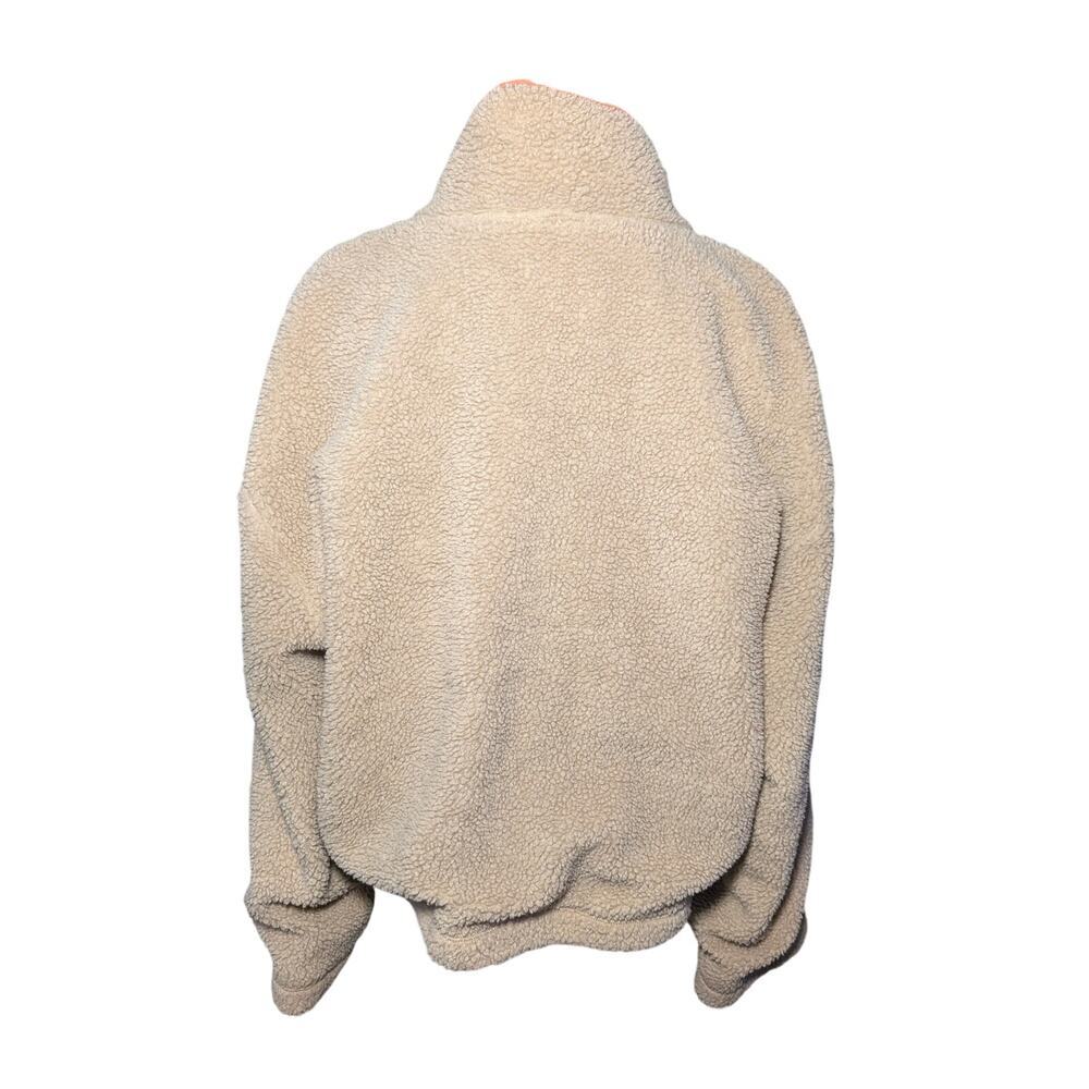 Madewell x Penfield Haight Fleece Jacket Cream Orange Trim Women's Size Medium - Picture 2 of 13